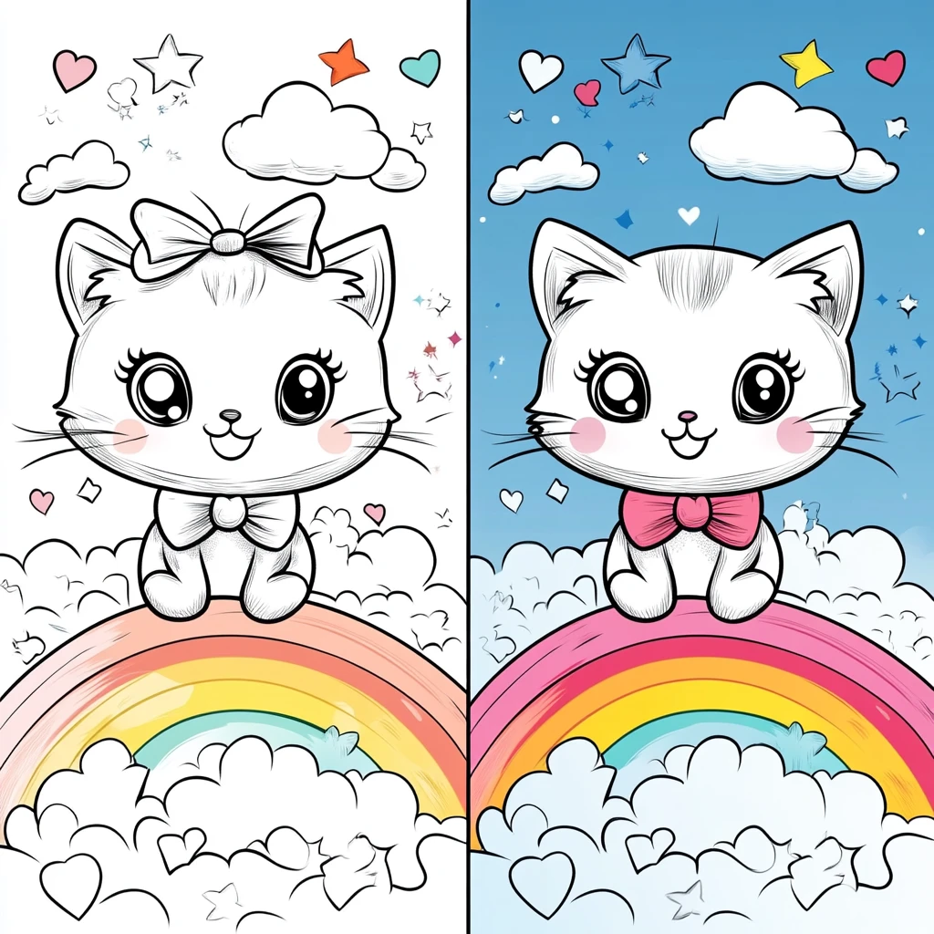Hello Kitty Coloring Pages