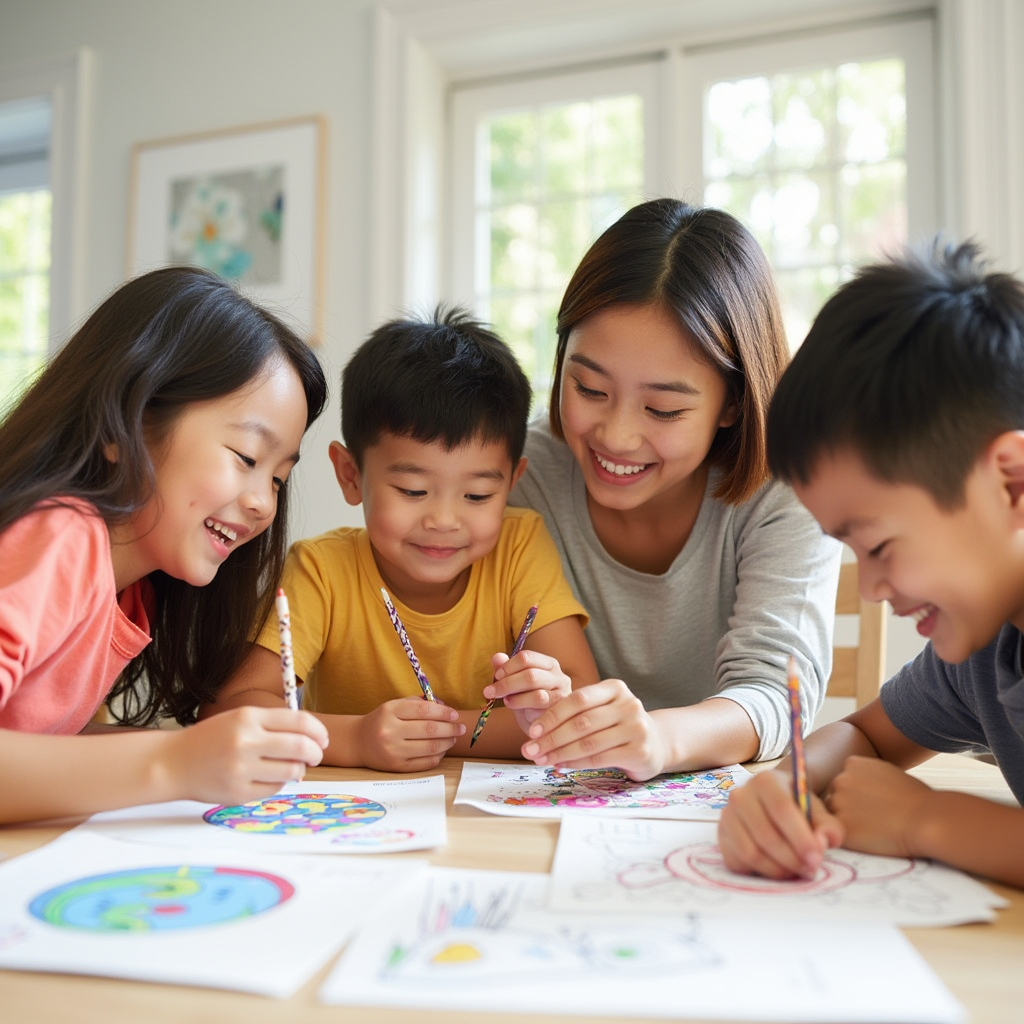 Free printable coloring pages for kids and adults